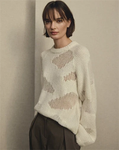 MSCH Copenhagen - Amaryllis Heidi Pullover - Egret